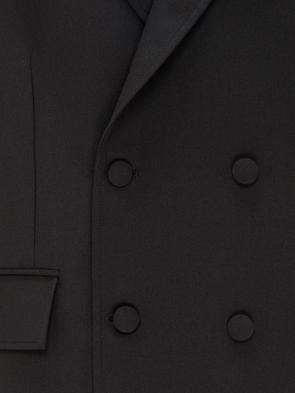 NAF Sleeveless Double-Breasted Blazer