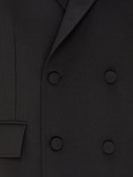 NAF Sleeveless Double-Breasted Blazer