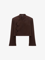 NAF Boxy Cropped Zigzag Jacket