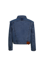 NAF Zigzag Convertible Denim Jacket