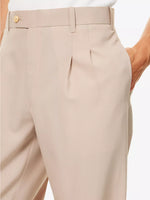 NAF Raw-Hem Pleated Trousers