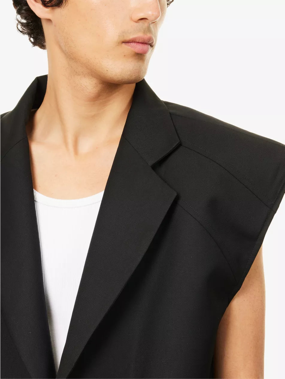 NAF Structured Sleeveless Coat