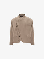 NAF Zigzag Buttoned Tailored Jacket