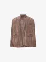 NAF Washed Wood-Grain Jacket