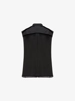 NAF Sleeveless Double-Breasted Blazer