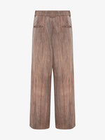NAF Washed Wood-Grain Relaxed Trousers