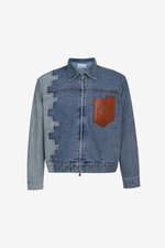 NAF Signature Zigzag Denim Jacket