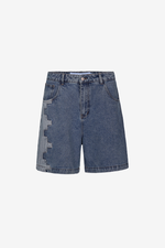 NAF Signature Zigzag Denim Shorts