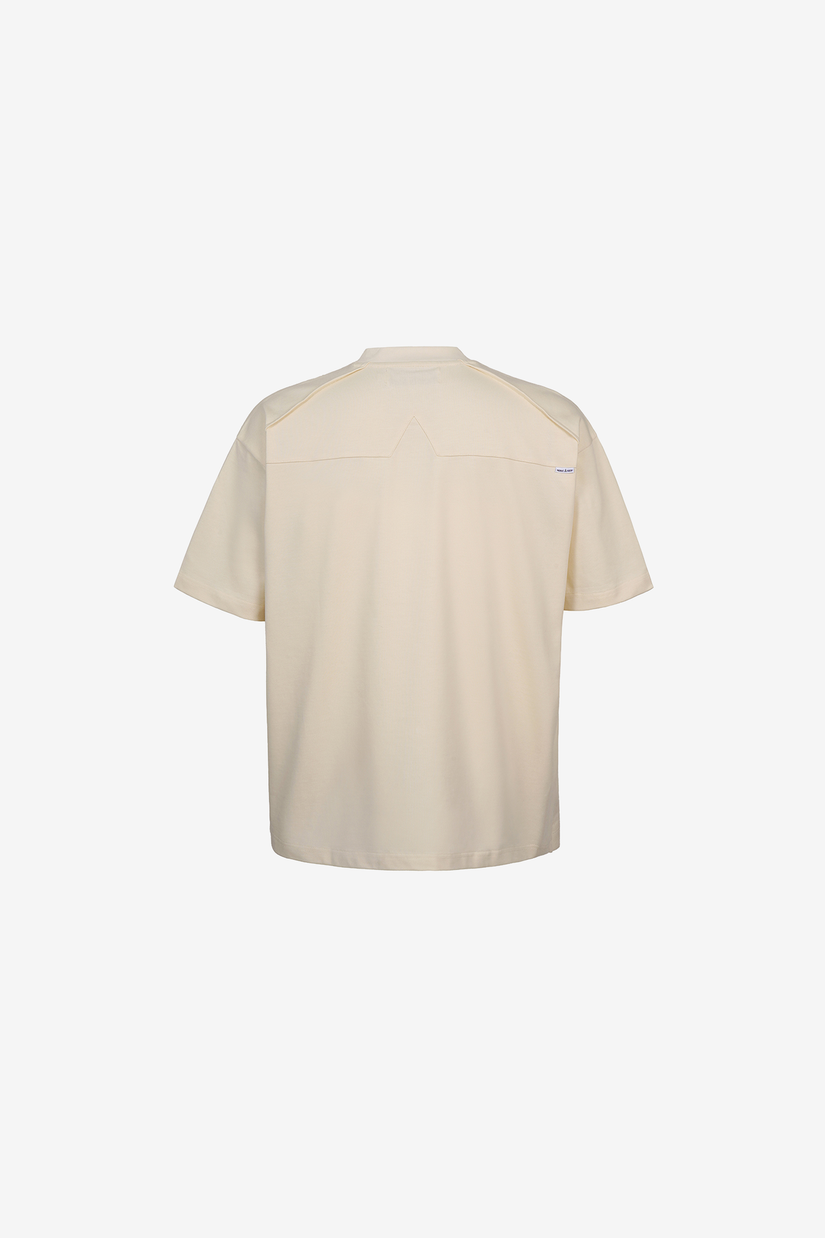 NAF Signature Panel Oversized Tee - Butter Cream