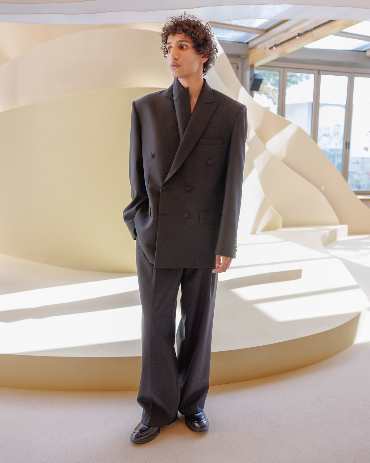 NAF Double-Breasted Suit Jacket