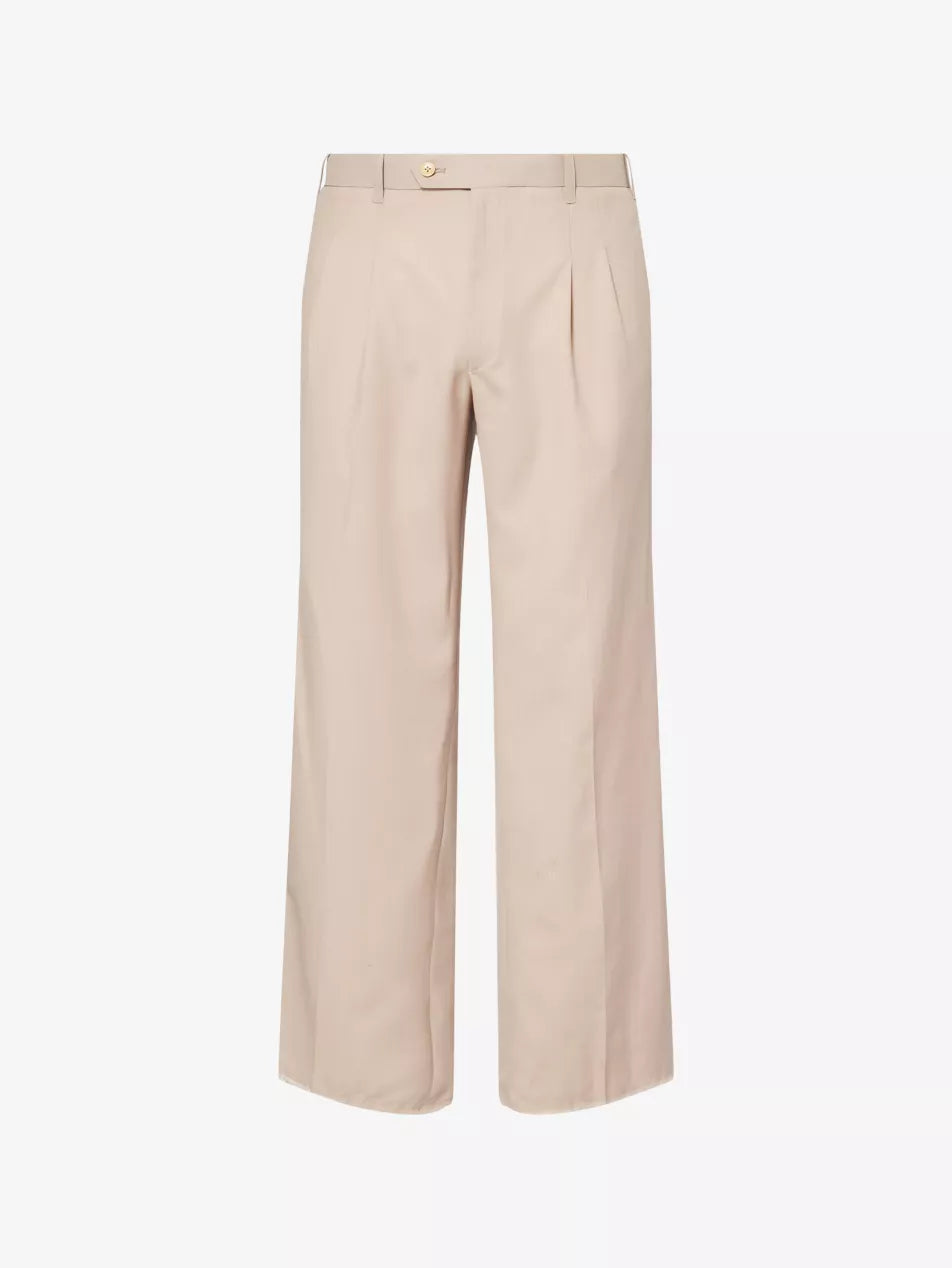 NAF Raw-Hem Pleated Trousers